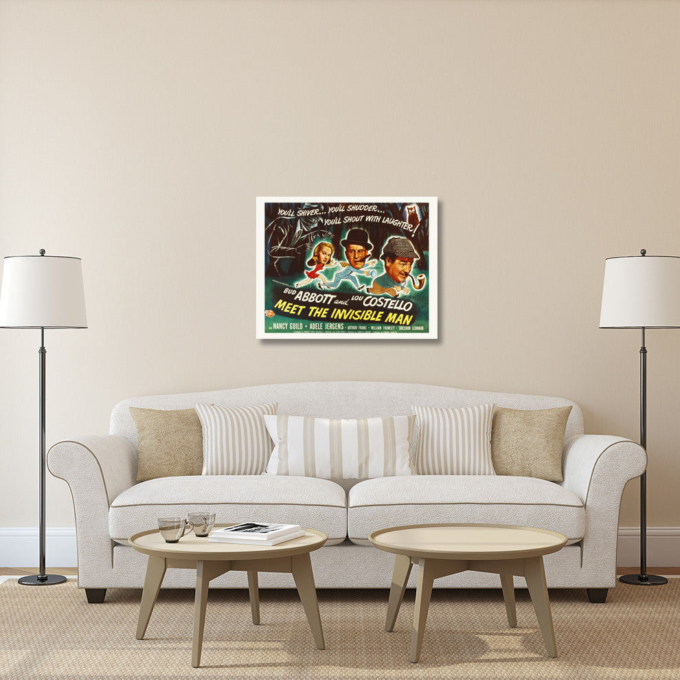 Abbott And Costello Meet The Invisible Man, 40x32