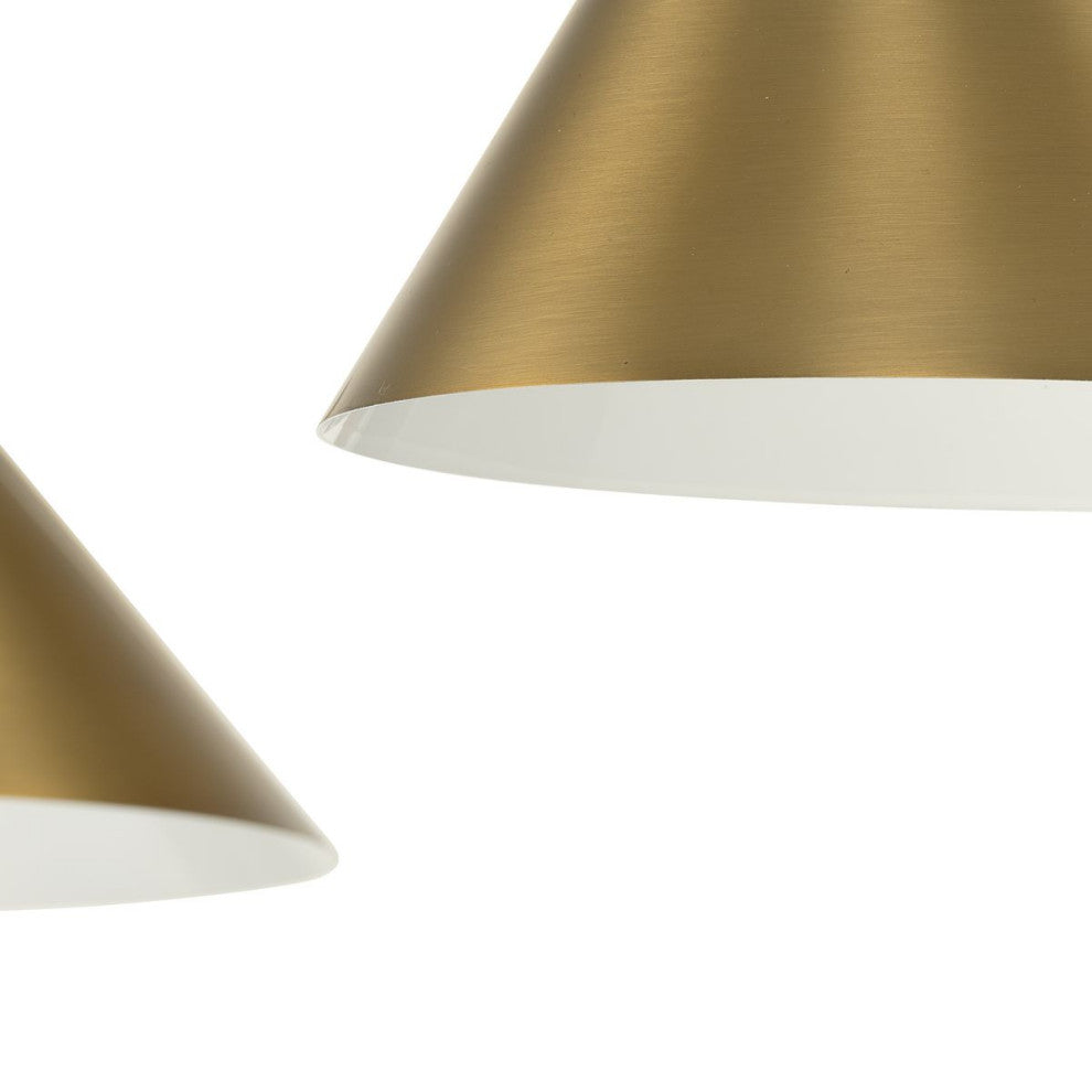 Trimble Collection Four-Light Brushed Bronze Chandelier