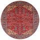 Ahgly Company Indoor Round Mid-Century Modern Area Rugs, 7' Round
