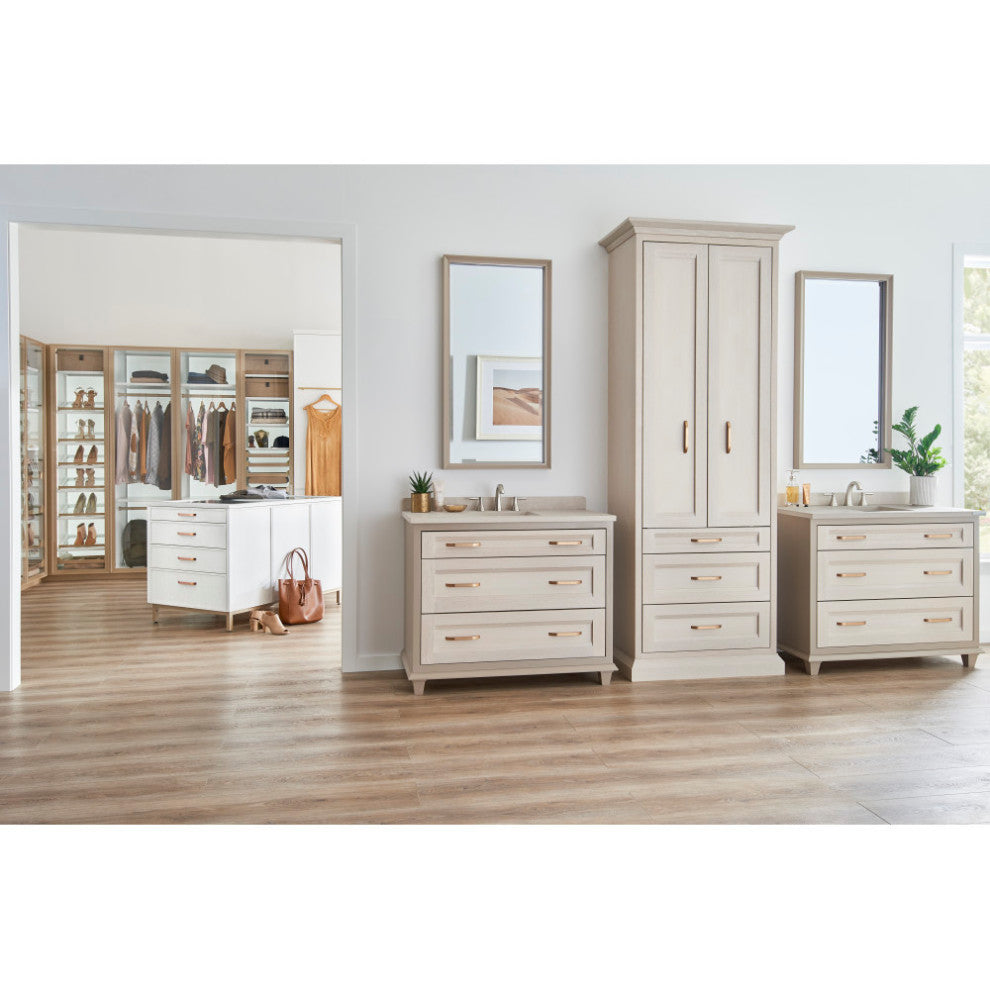 Jeffrey Alexander 484-128160SBZ Elara Cabinet Pull, Satin Bronze