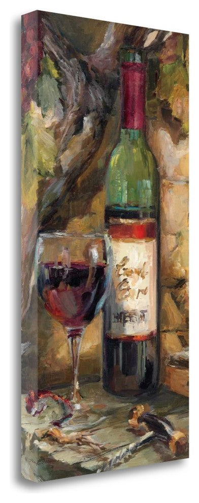 "Le Cour De Le Chateau I" By Marilyn Hageman, Giclee on Gallery Wrap Canvas