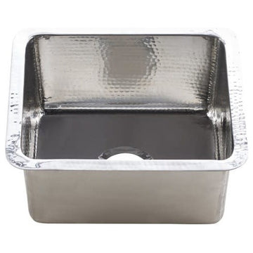 Thompson Traders KPU-1715 Rivera 17" Single Basin Bar Sink for - Hammered