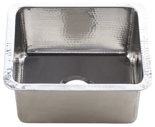 Thompson Traders KPU-1715 Rivera 17" Single Basin Bar Sink for - Hammered