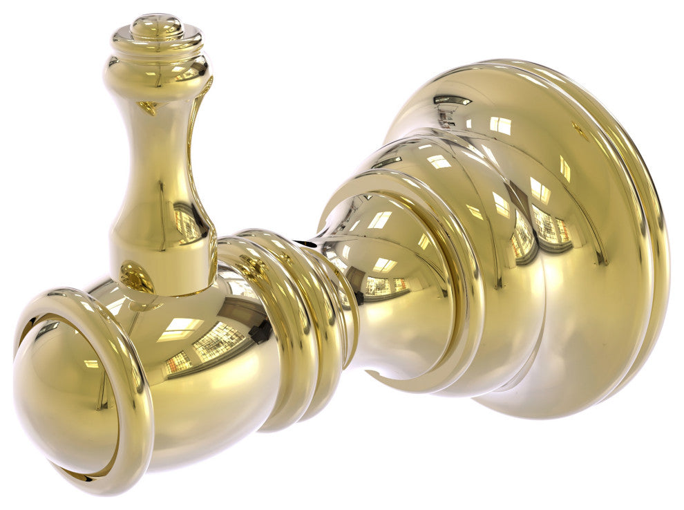 Carolina Robe Hook, Unlacquered Brass