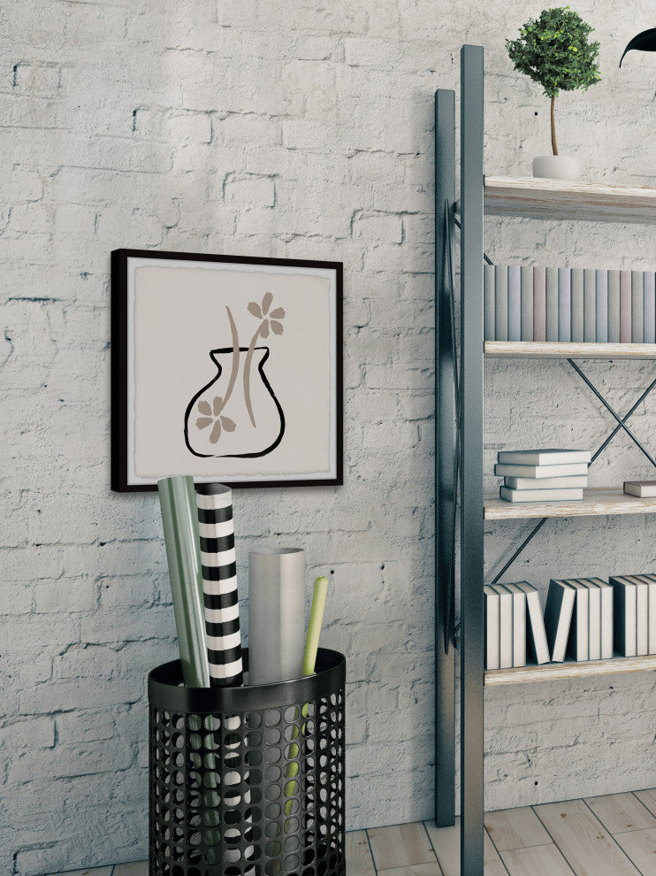 "End to End" Framed Painting Print, 24x24