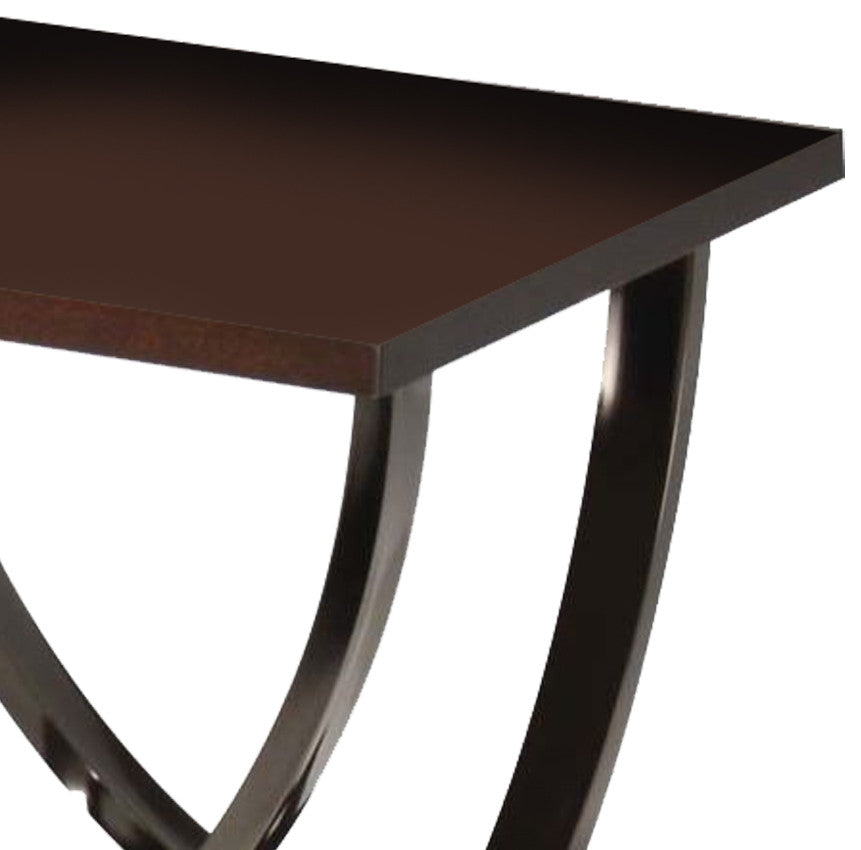 Isiah End Table, Black Nickel