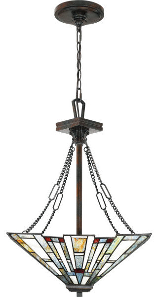 Quoizel TFMK2817VA Three Light Pendant, Valiant Bronze Finish