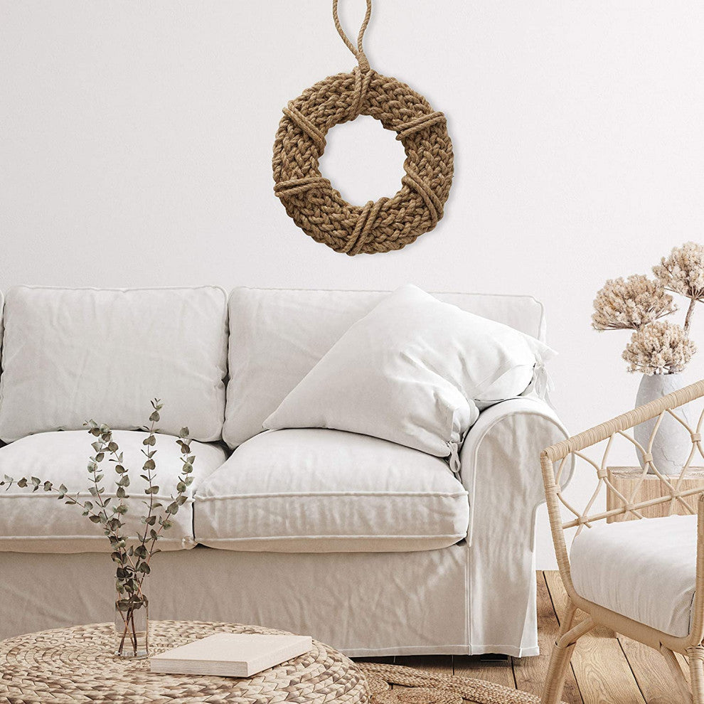 Jute Braided Rope Wreath