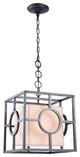 Elegant Lighting Quatro Collection Pendant, Bronze