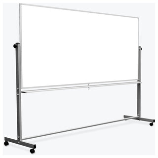 Luxor Reversible Magnetic Mobile 96"x40" Whiteboard/Whiteboard