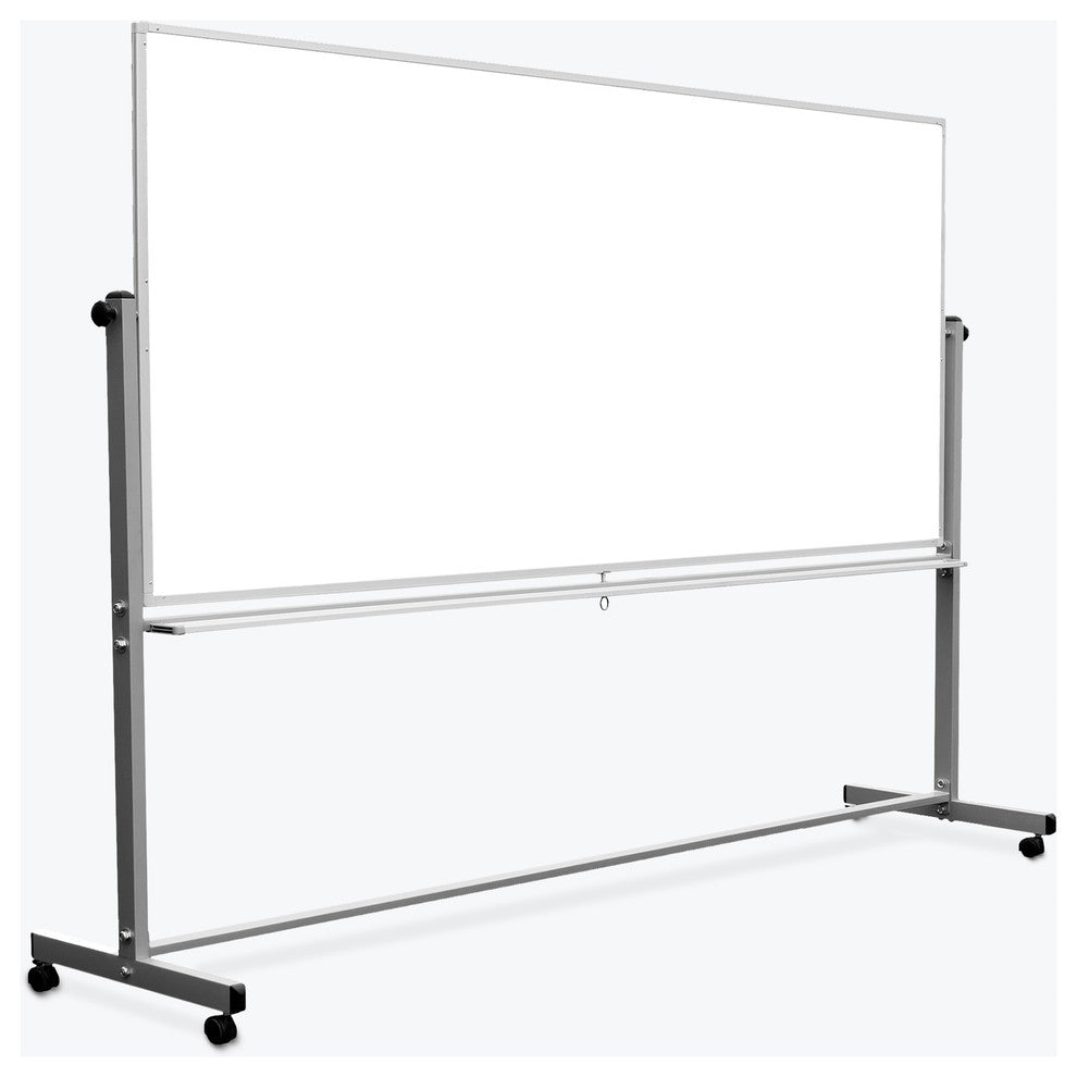 Luxor Reversible Magnetic Mobile 96"x40" Whiteboard/Whiteboard