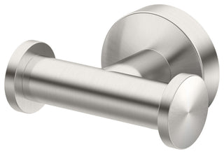 Glam Robe Hook, Satin Nickel, Double
