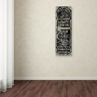 Color Bakery 'Paris Bistro VII' Canvas Art, 8x24