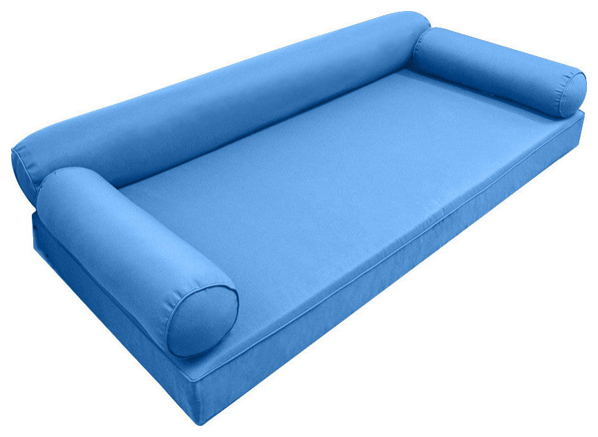 Style6 Full Size Pipe Trim Mattress Bolster Pillow Outdoor Slip Cover ONLY AD102