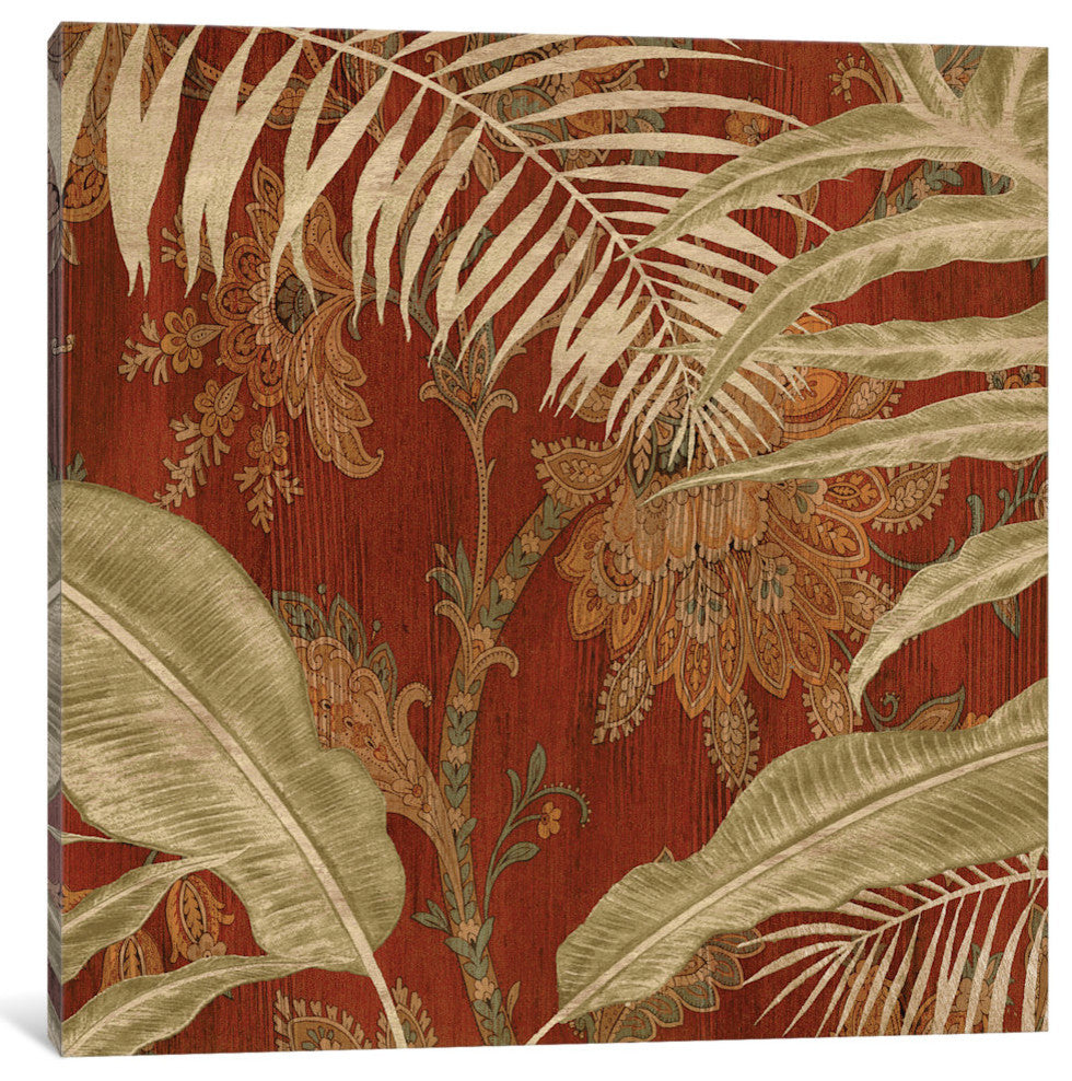 "Tropical Garden I" by Chris Donovan, Canvas Print, 12"x12"