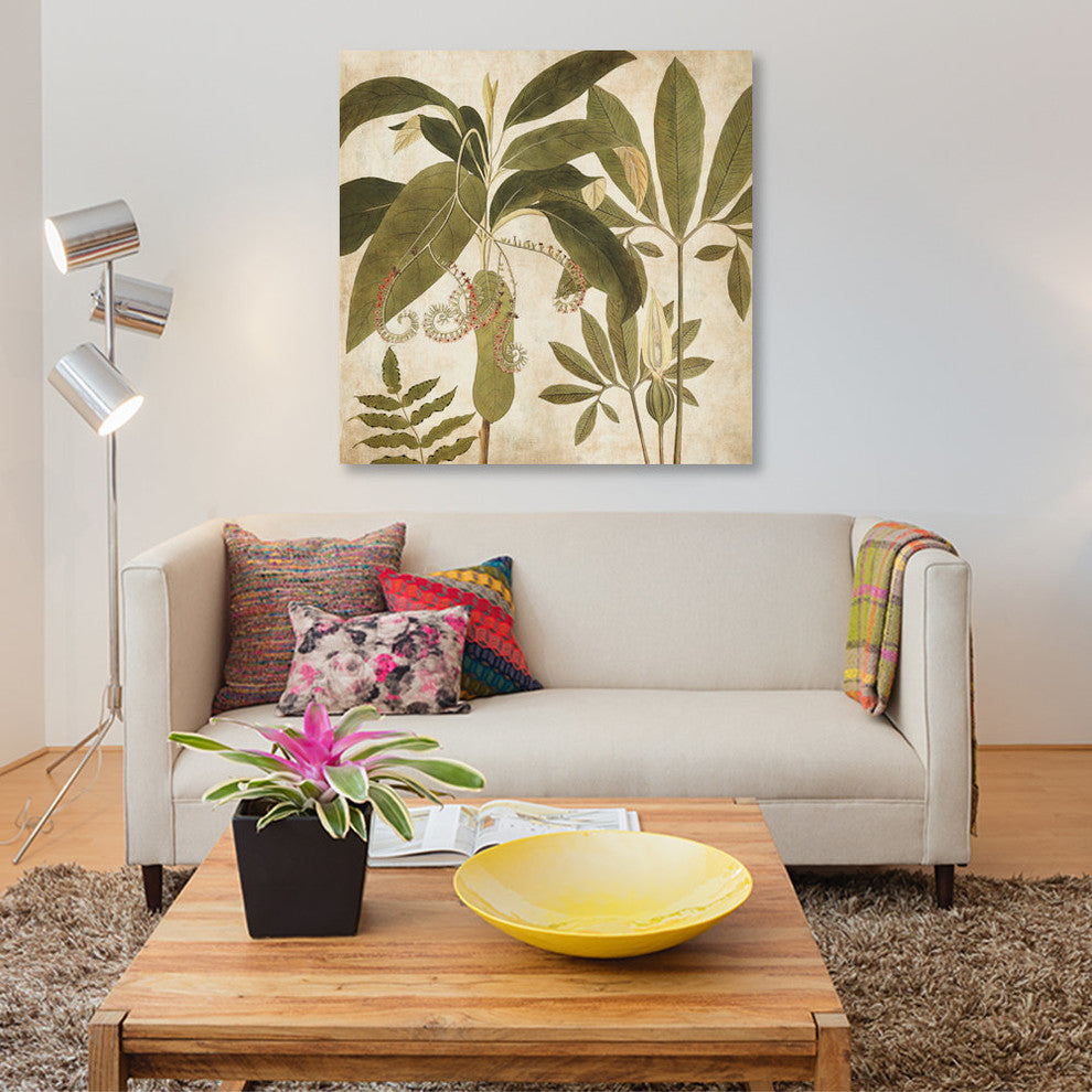 "Palm Persuasion I" by Chris Donovan, Canvas Print, 26"x26"