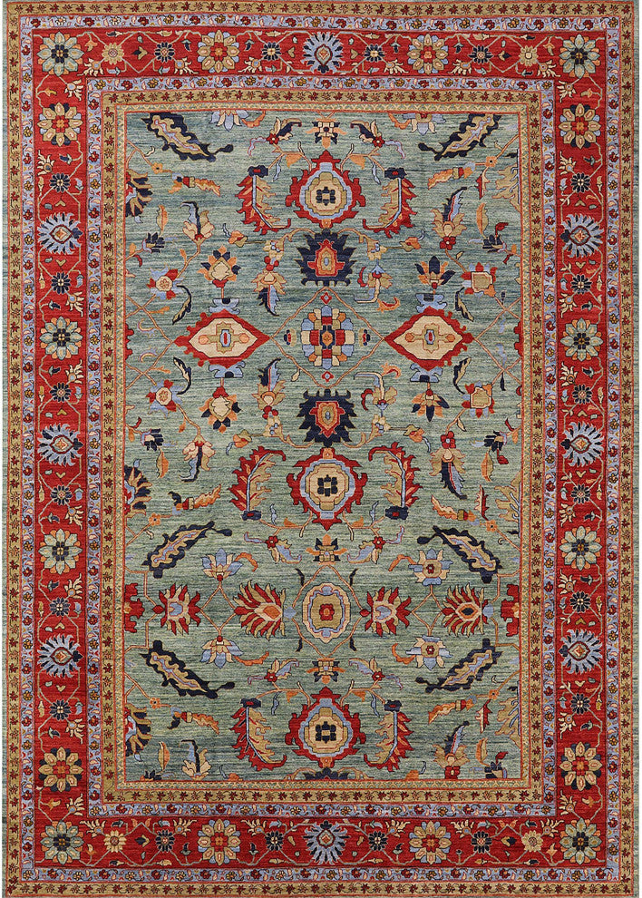 Ahgly Company Indoor Rectangle Mid-Century Modern Area Rugs, 7' x 9'