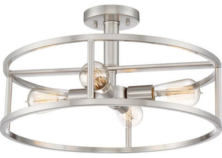 Quoizel New Harbor Four Light Semi-Flush Mount NHR1718BN