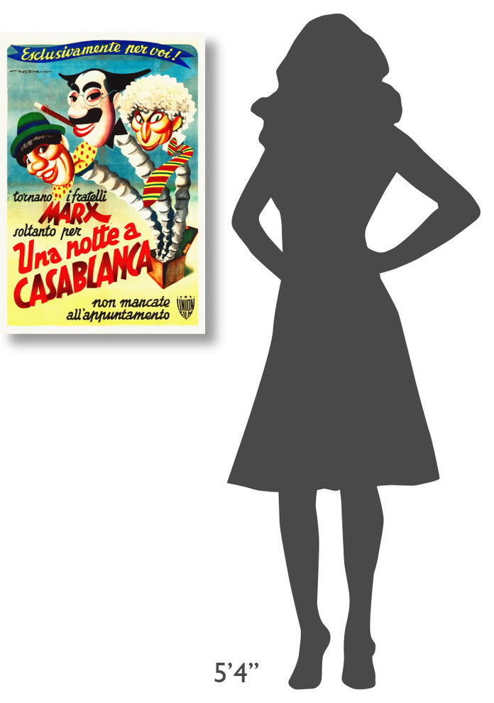 Marx Brothers, Italian, A Night In Casablanca 02, 20x30