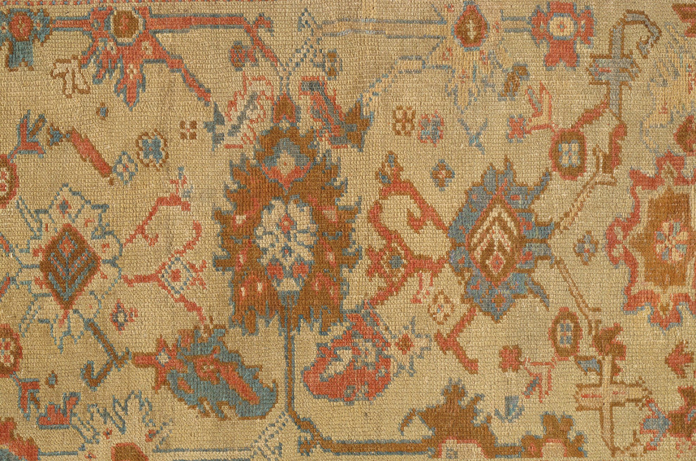 Consigned Oushak Rug, 6'7"x4'6"