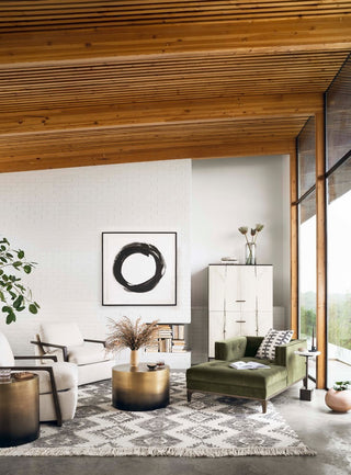 Cameron End Table-Ombre Antique Brass