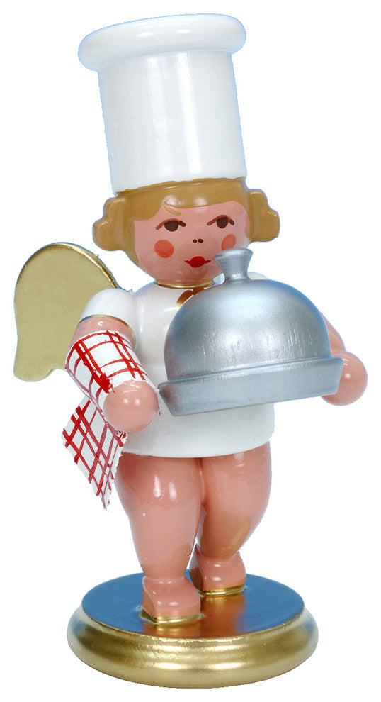 Christian Ulbricht Ornament Angel Cook With Warming Dish