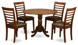 5 Pc Small Kitchen Table And Chairs Set -Small Kitchen Table And 4 Dining Chairs