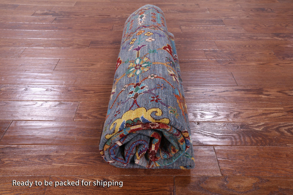 6' 6" X 10' 0" Persian Tabriz Hand Knotted Rug Q9885
