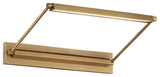 Hudson 3000K 85CRI LED Picture Light In Aged Brass