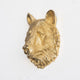 Faux Mini Bear Wall Decor, Gold