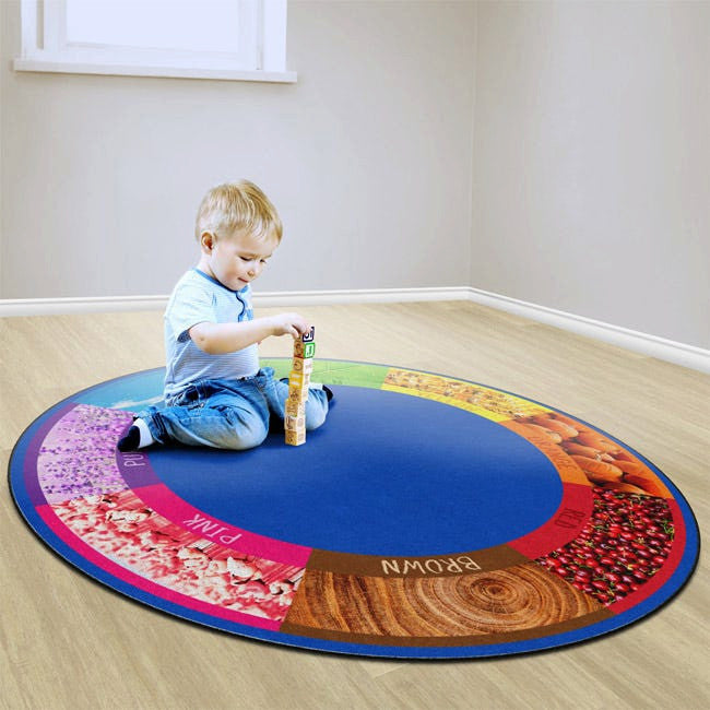 Flagship Carpets FA1016-27FS 6'RND See My Colors Rug