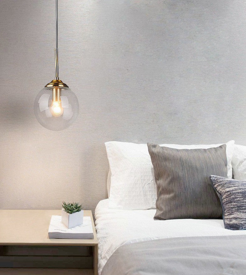 MIRODEMIÂ® Chexbres | Pendant Light in the Shape of Glass Balls, Clear Glass, Warm Light