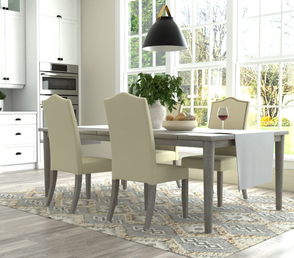 Romero Parson Chair, Natural Driftwood and Linen