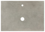 30" Native Stone Vanity Top in Ash- Vessel with Single Hole Cutout