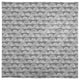 Half Circle Pattern Gray 2 58x58 Tablecloth