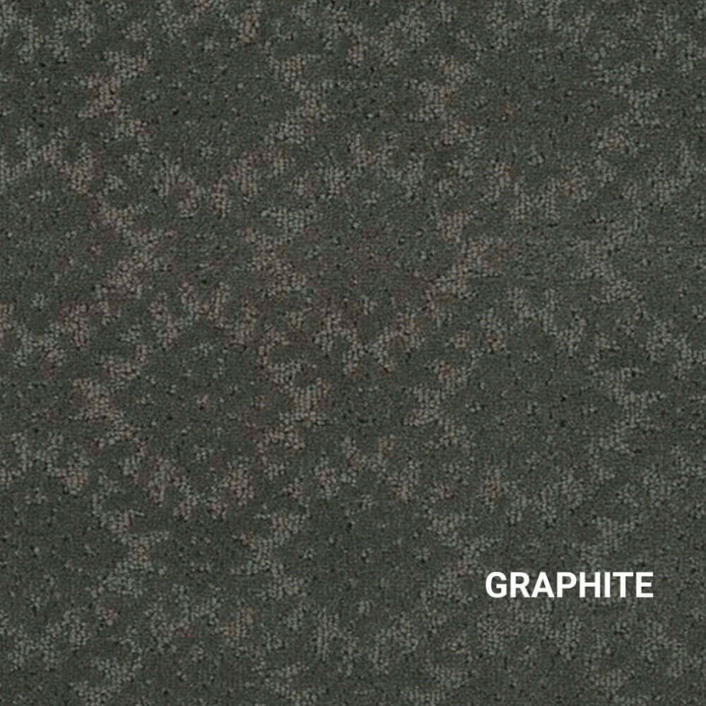Graphique Area Rug Accent Rug Carpet Runner Mat, Graphite, 4x4