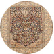 Ahgly Company Indoor Round Traditional Area Rugs, 3' Round