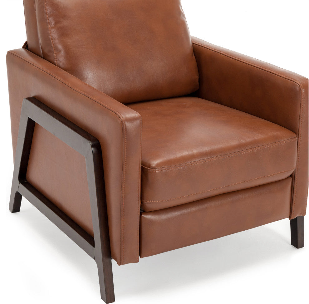 Maxton Push Back Recliner, Caramel