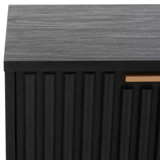 Safavieh Lylia 2 Drawer Nightstand, Black