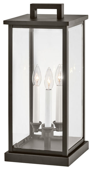 Hinkley Lighting 20017 Weymouth 3 Light 20.25" Tall Pier Mount - Oil Rubbed