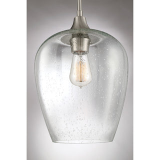 Quoizel TWE1510BN One Light Mini Pendant Towne Brushed Nickel