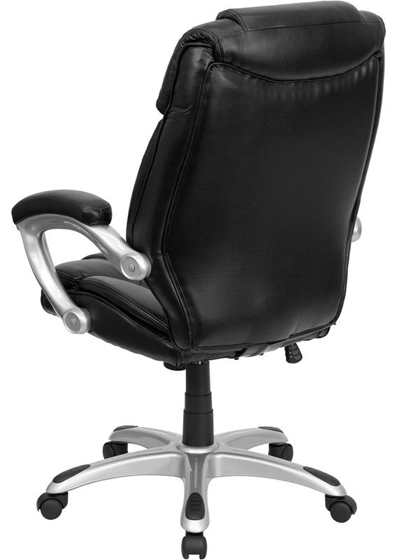 High Back Black Leather Executive Swivel Chair