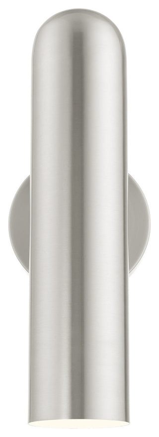 Brushed Nickel Mid Century Modern, Urban, Scandinavian Single Sconce