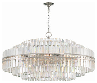 Hayes 32-Light Polished Nickel Chandelier