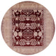Ahgly Company Indoor Round Mid-Century Modern Area Rugs, 5' Round