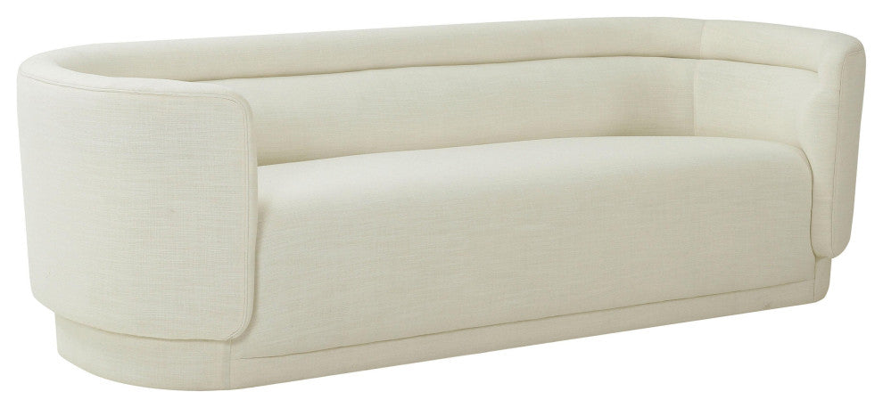 TOV Furniture Macie Cream Linen Sofa