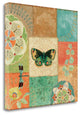 "Folk Floral III Center Butterfly" By Daphne Brissonnet, Gallery Wrap Canvas