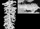 Commercial Canadian Pine Artificial Christmas Garland, Unlit, White, 100'x8"