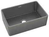 SWUF28179MG Elkay Fireclay 30" Farmhouse Sink, Gray