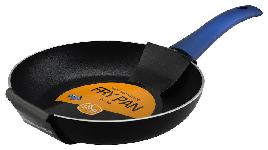 Ybm Home Teflon Classic Non Stick Frying Pan  Aluminum Skillet for Omelette, Sim, Blue, 11"